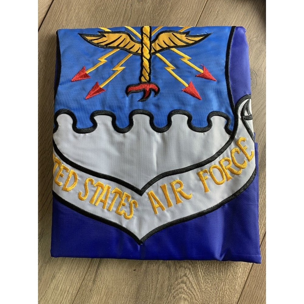 Embroidered Sewn US Air Force USAF 3x5 (Double Sided) Nylon Flag - Picture 4 of 4